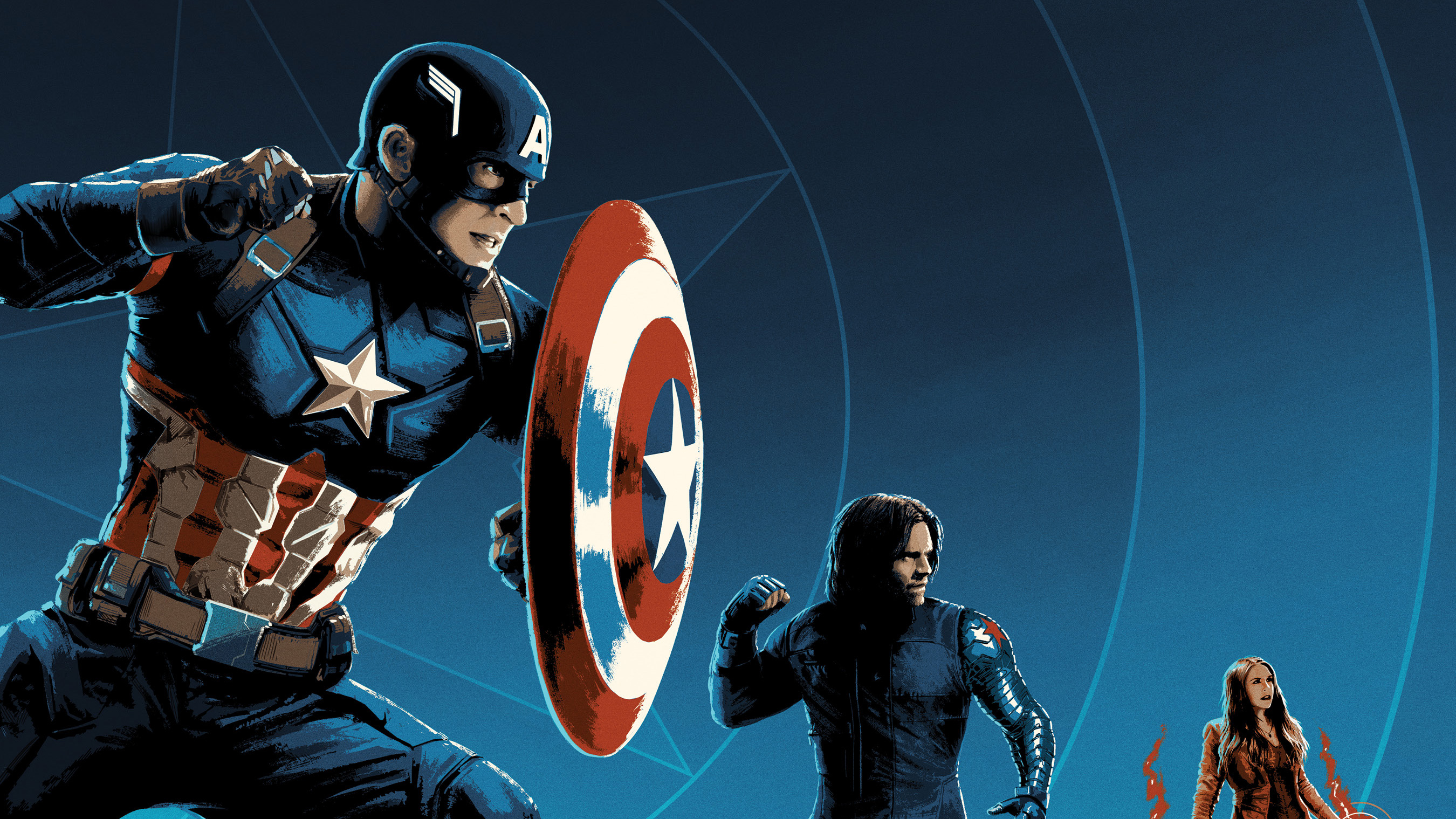 Laden Sie das Captain America, Filme, Kapitän Amerika, Scharlachrote Hexe, Wintersoldat, The First Avenger: Civil War-Bild kostenlos auf Ihren PC-Desktop herunter