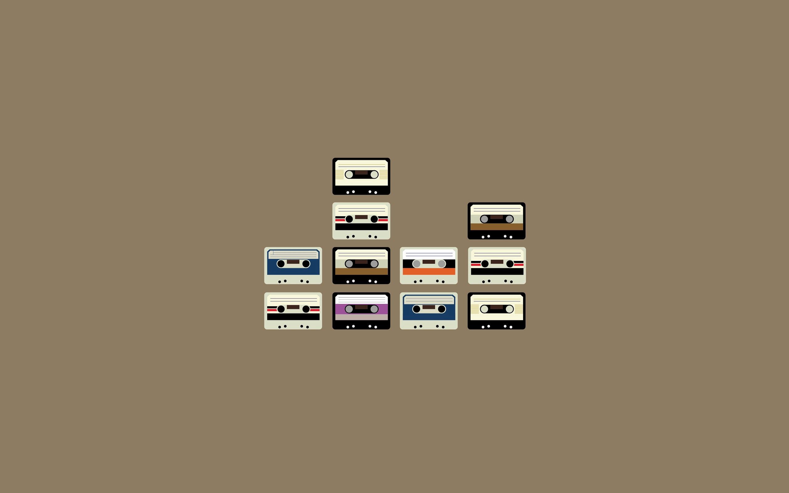 vector, retro, lots of, multitude, cassette