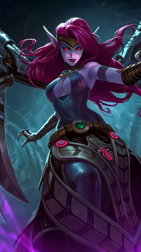 Download mobile wallpaper League Of Legends, Video Game, Morgana (League Of Legends) for free.