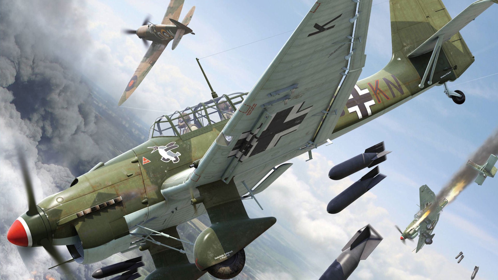 ユンカース Ju 87HDデスクトップの壁紙をダウンロード