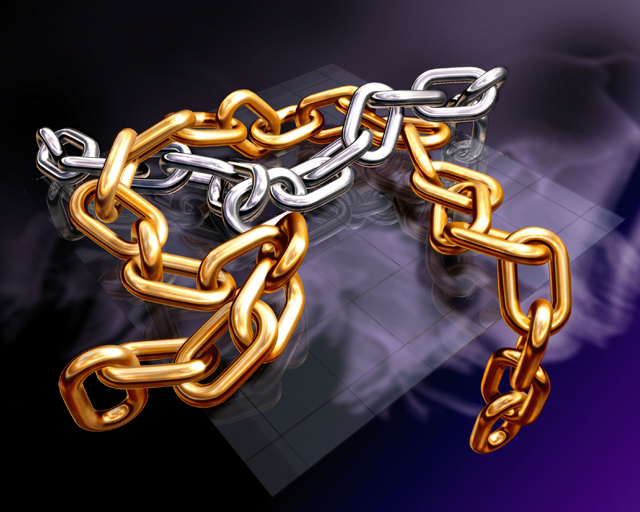 Download mobile wallpaper Artistic, Chain, 3D Art for free.