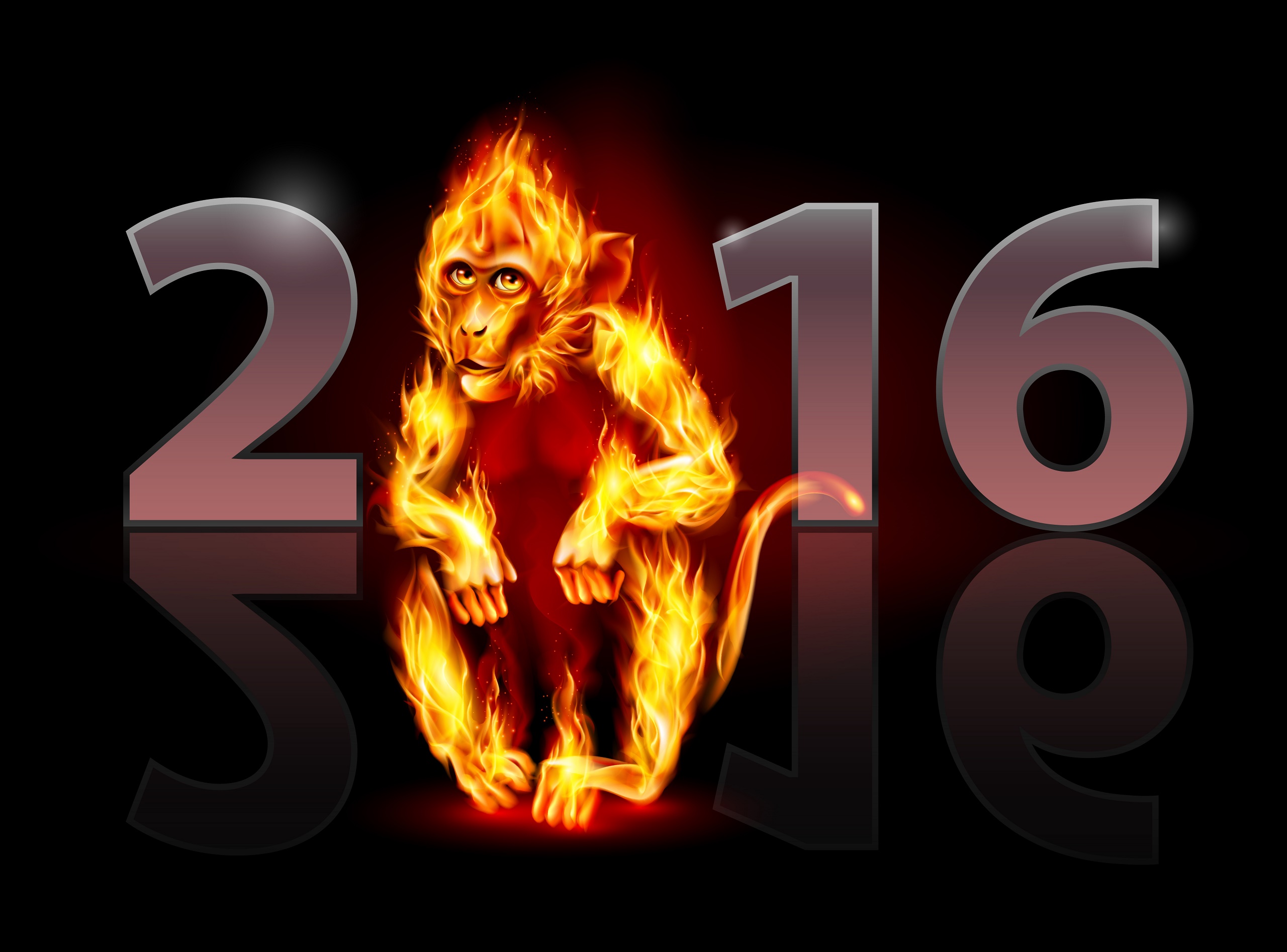 732335 Hintergrundbild herunterladen feiertage, neujahr 2016 - Bildschirmschoner und Bilder kostenlos