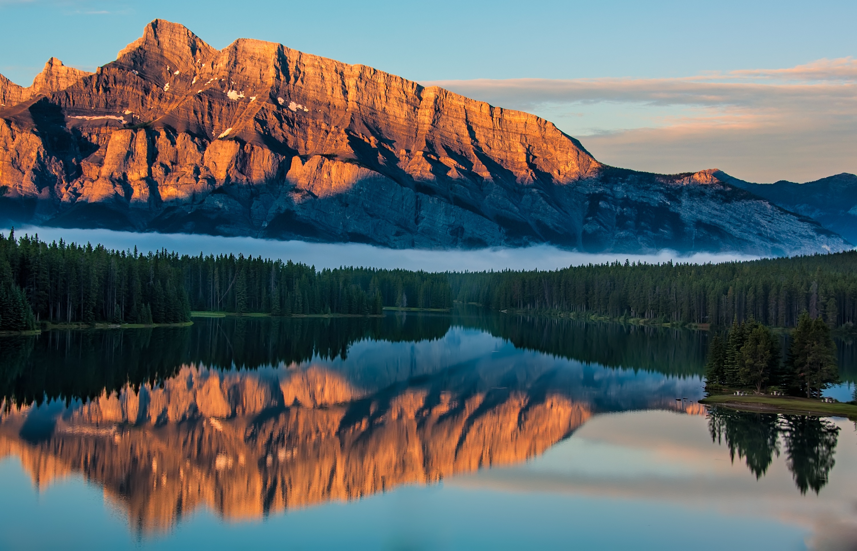 Téléchargez des papiers peints mobile Paysage, Montagne, Lac, Canada, Parc National Banff, La Nature, Terre/nature, Réflection gratuitement.