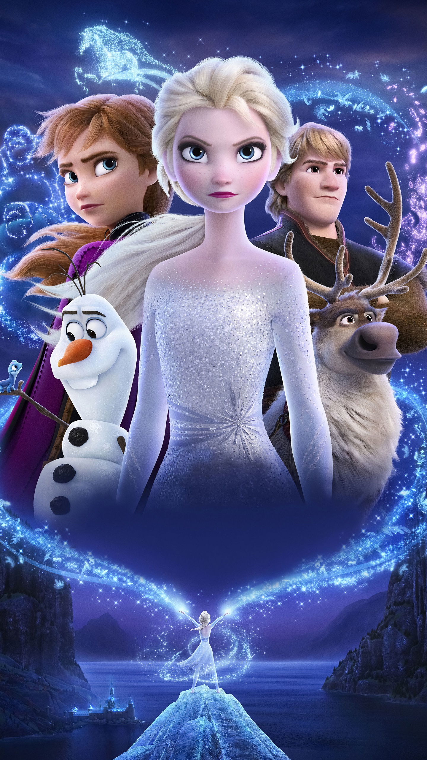 Download mobile wallpaper Movie, Frozen (Movie), Anna (Frozen), Kristoff (Frozen), Olaf (Frozen), Sven (Frozen), Frozen 2 for free.
