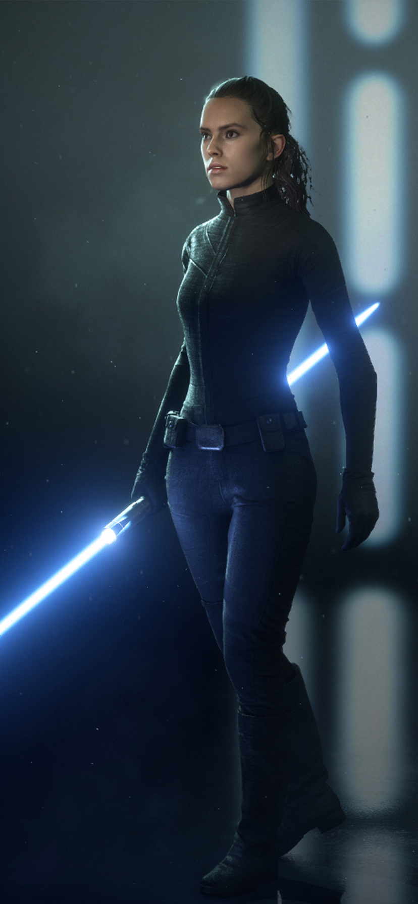 Download mobile wallpaper Star Wars, Video Game, Rey (Star Wars), Star Wars Battlefront Ii (2017), Duel Of The Fates for free.