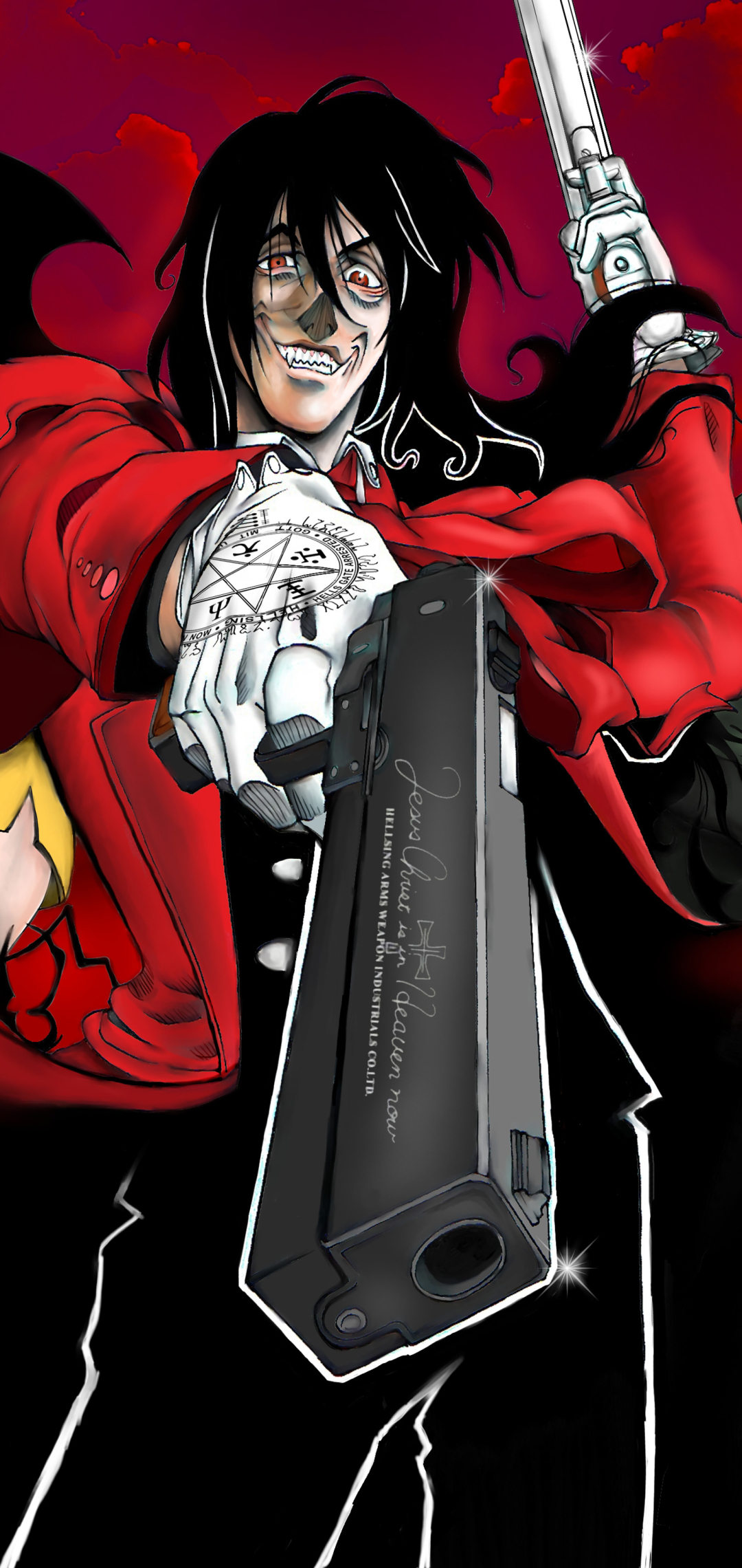 Handy-Wallpaper Animes, Hellsing kostenlos herunterladen.