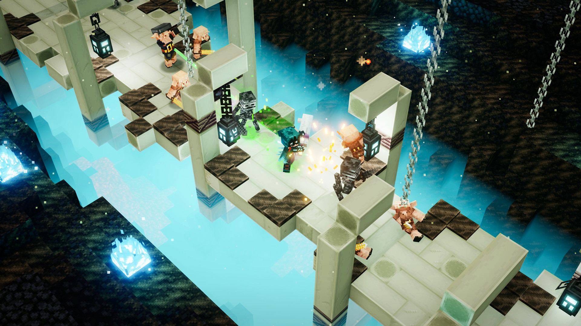 Скачати мобільні шпалери Відеогра, Minecraft: Підземелля безкоштовно.