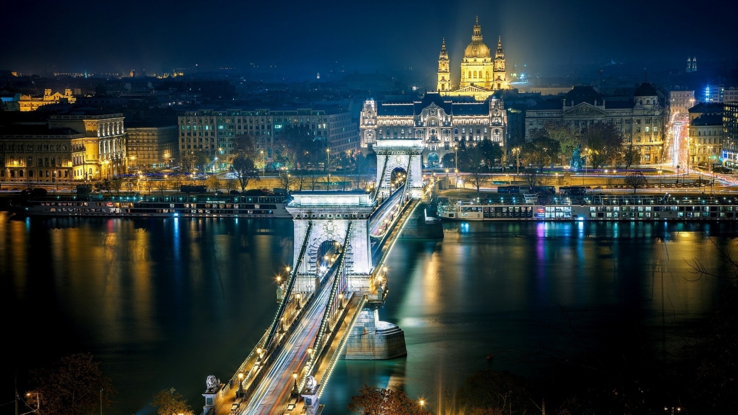 1479593 Bild herunterladen menschengemacht, kettenbrücke, budapest, ungarn - Hintergrundbilder und Bildschirmschoner kostenlos