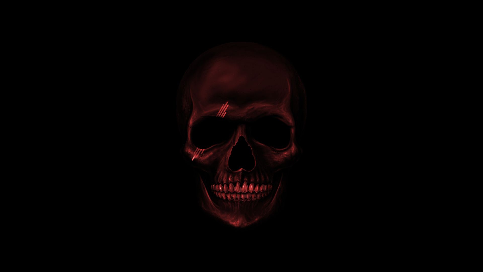 Free download wallpaper Dark, Skull on your PC desktop