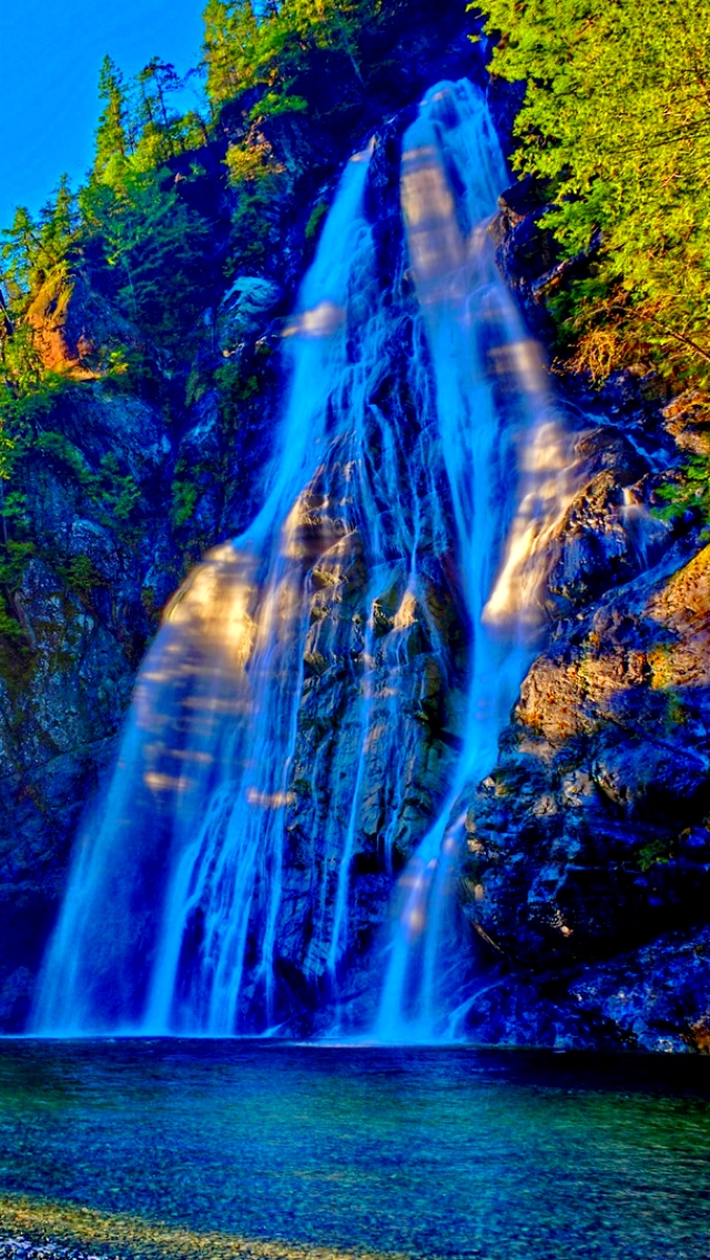 Handy-Wallpaper Wasserfälle, Wasserfall, Erde, Erde/natur kostenlos herunterladen.