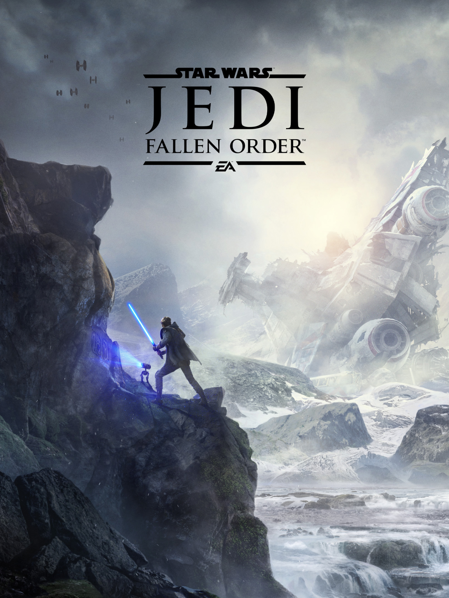 Descarga gratuita de fondo de pantalla para móvil de Sable De Luz, Videojuego, La Guerra De Las Galaxias, Destructor Estelar, Star Wars Jedi: Fallen Order.
