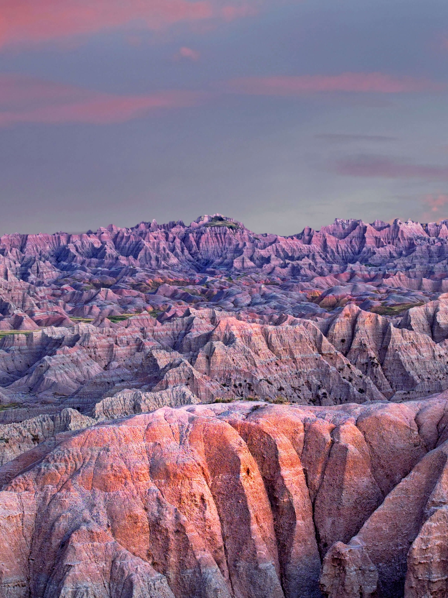 Free download wallpaper Sunset, Canyon, Usa, Mountain, Earth, Canyons, Badlands National Park on your PC desktop