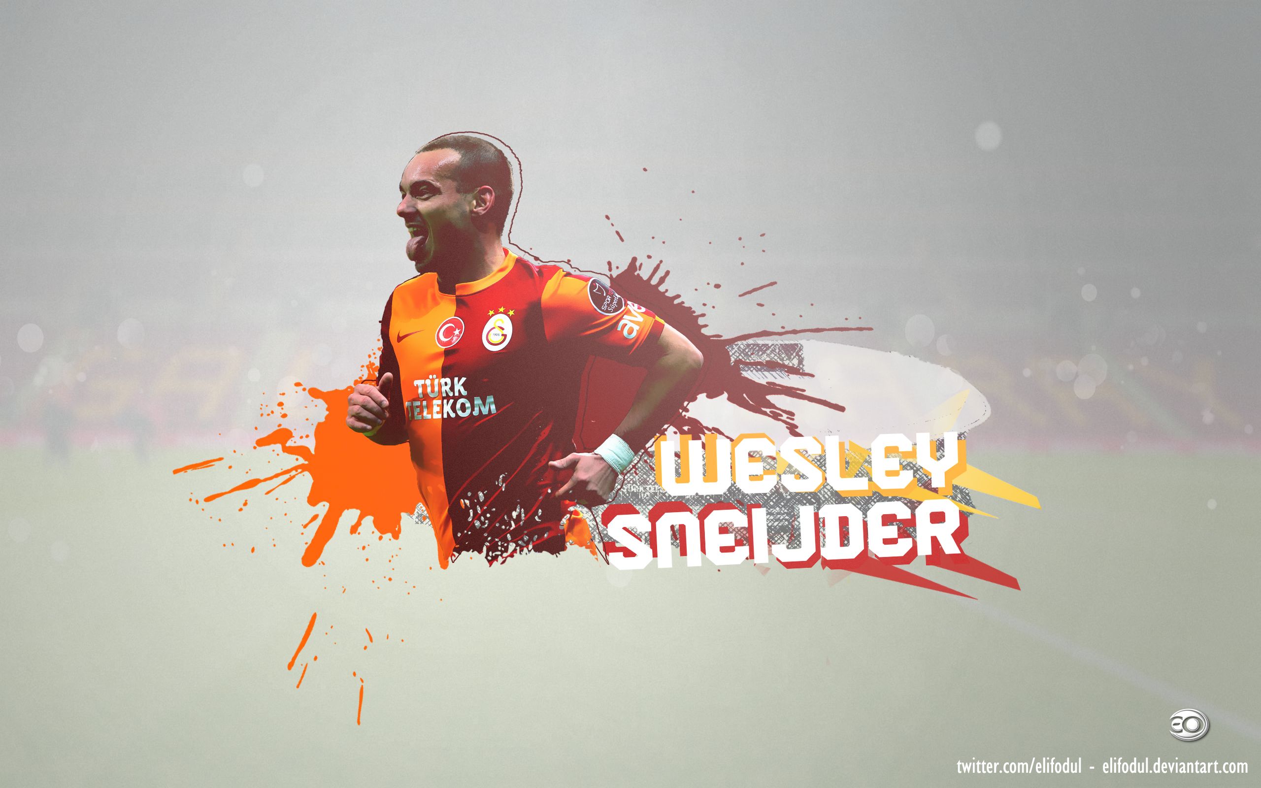 Téléchargez gratuitement l'image Des Sports, Football, Galatasaray Sk, Wesley Sneijder sur le bureau de votre PC