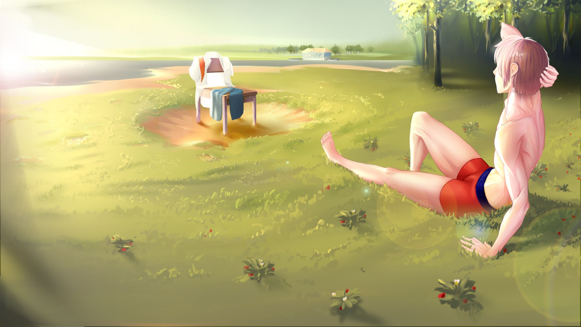 Descarga gratuita de fondo de pantalla para móvil de Animado, Everlasting Summer.