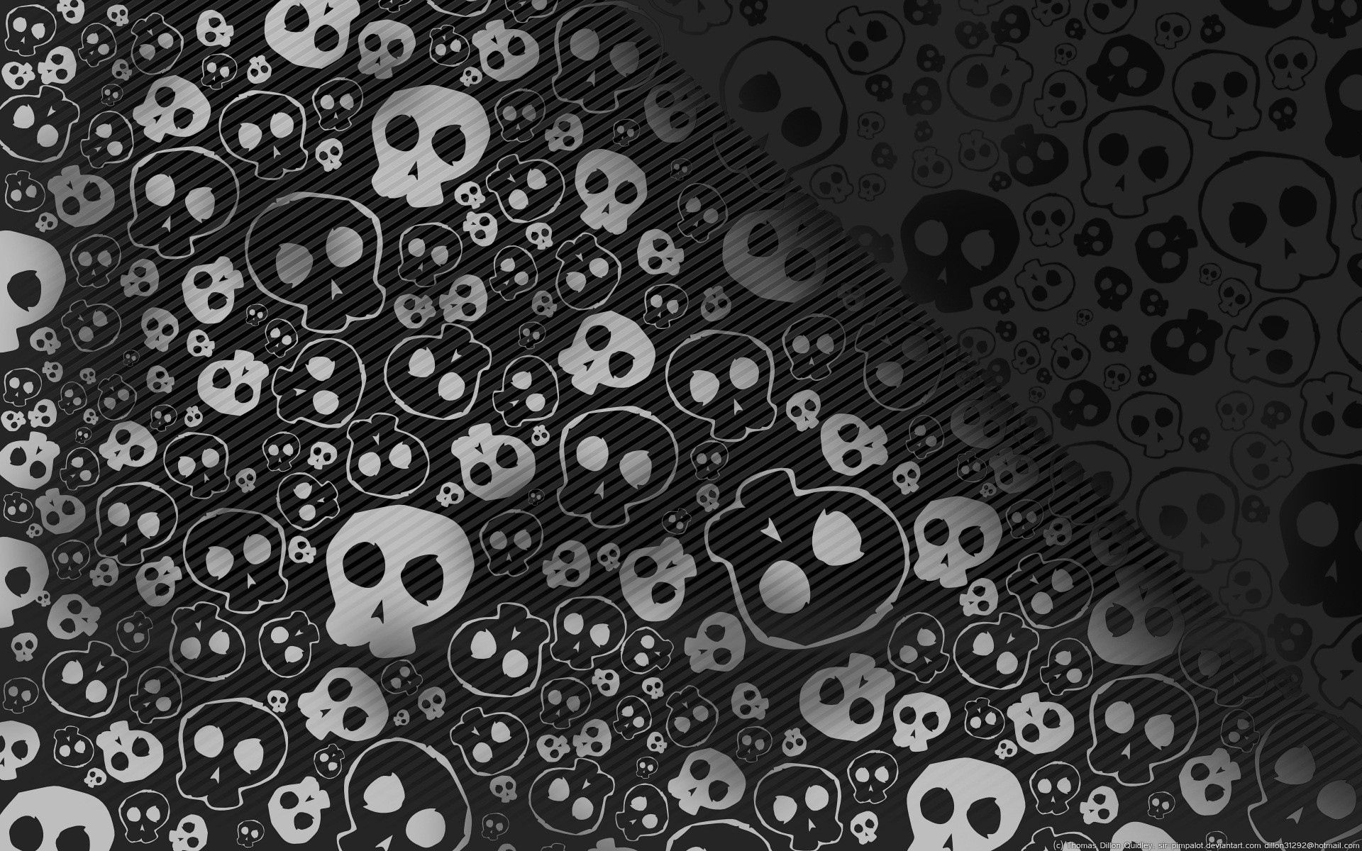 Full HD Wallpaper skull, background, texture, textures, shadow, skulls
