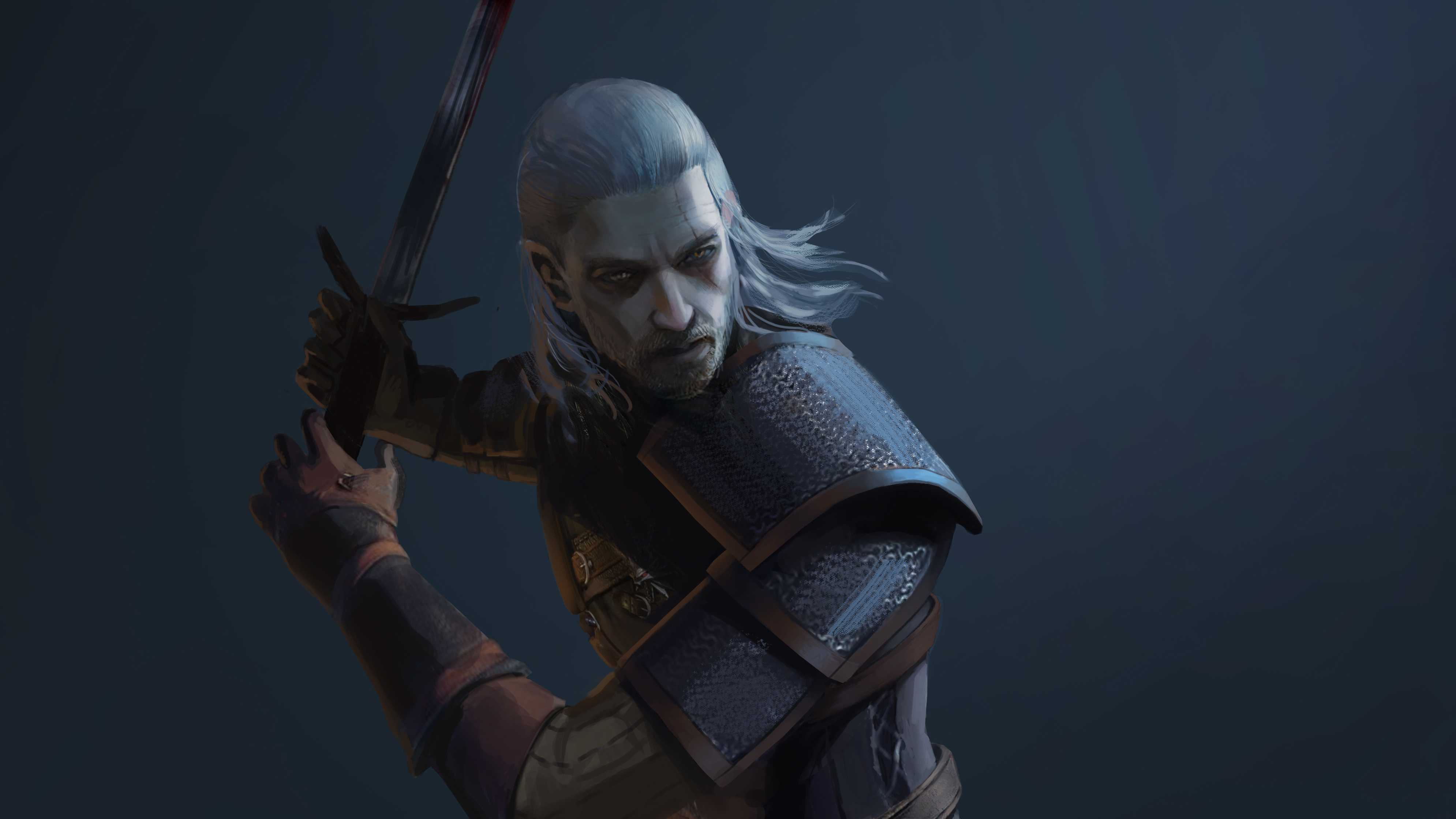 Download mobile wallpaper Warrior, Sword, Video Game, The Witcher, Geralt Of Rivia, The Witcher 3: Wild Hunt for free.