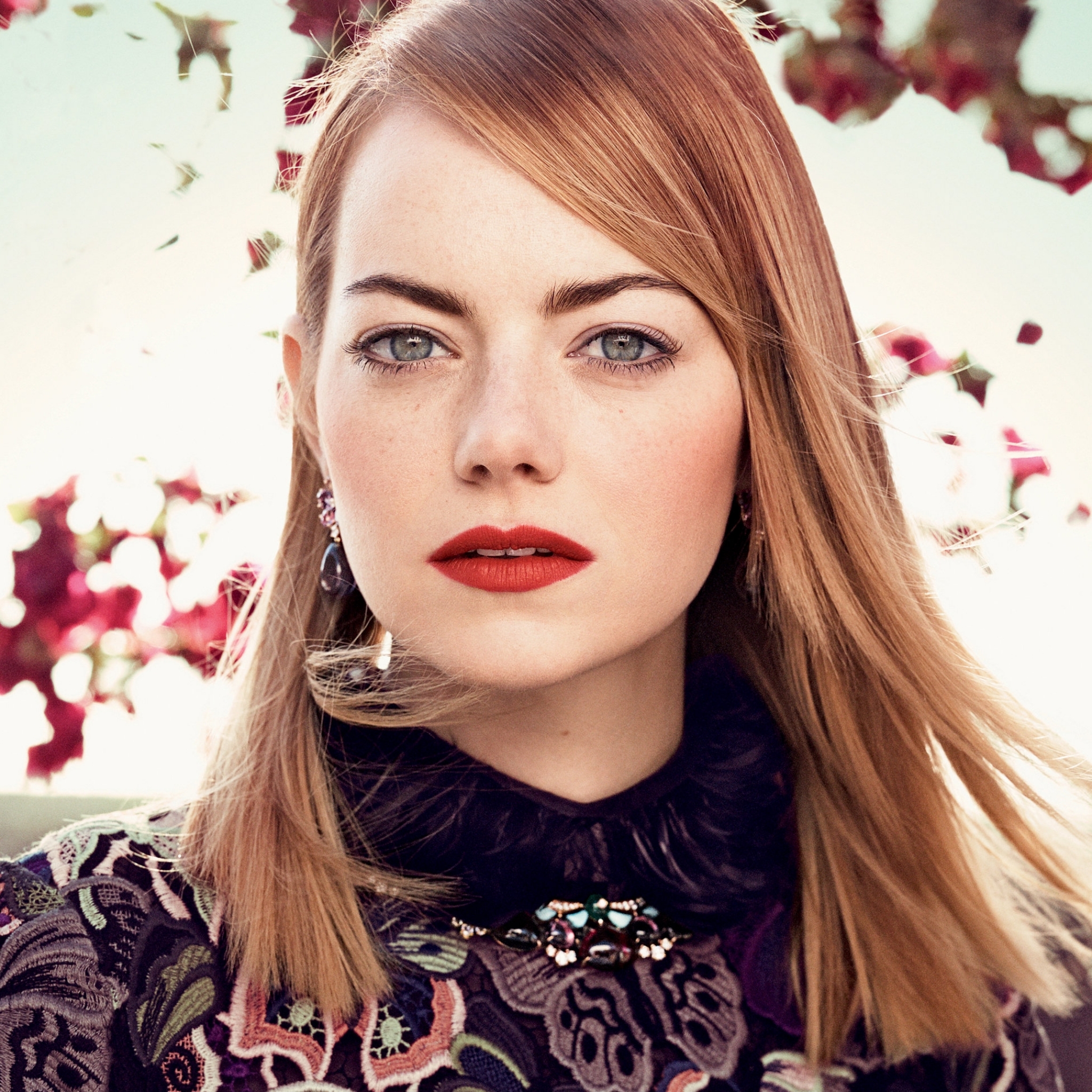 Free download wallpaper Emma Stone, Redhead, Green Eyes, American, Celebrity, Actress on your PC desktop