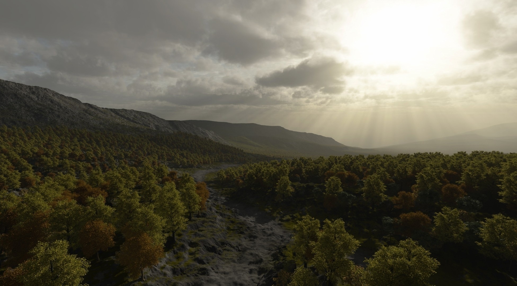 nature, rivers, trees, forest, dahl, distance 4K Ultra