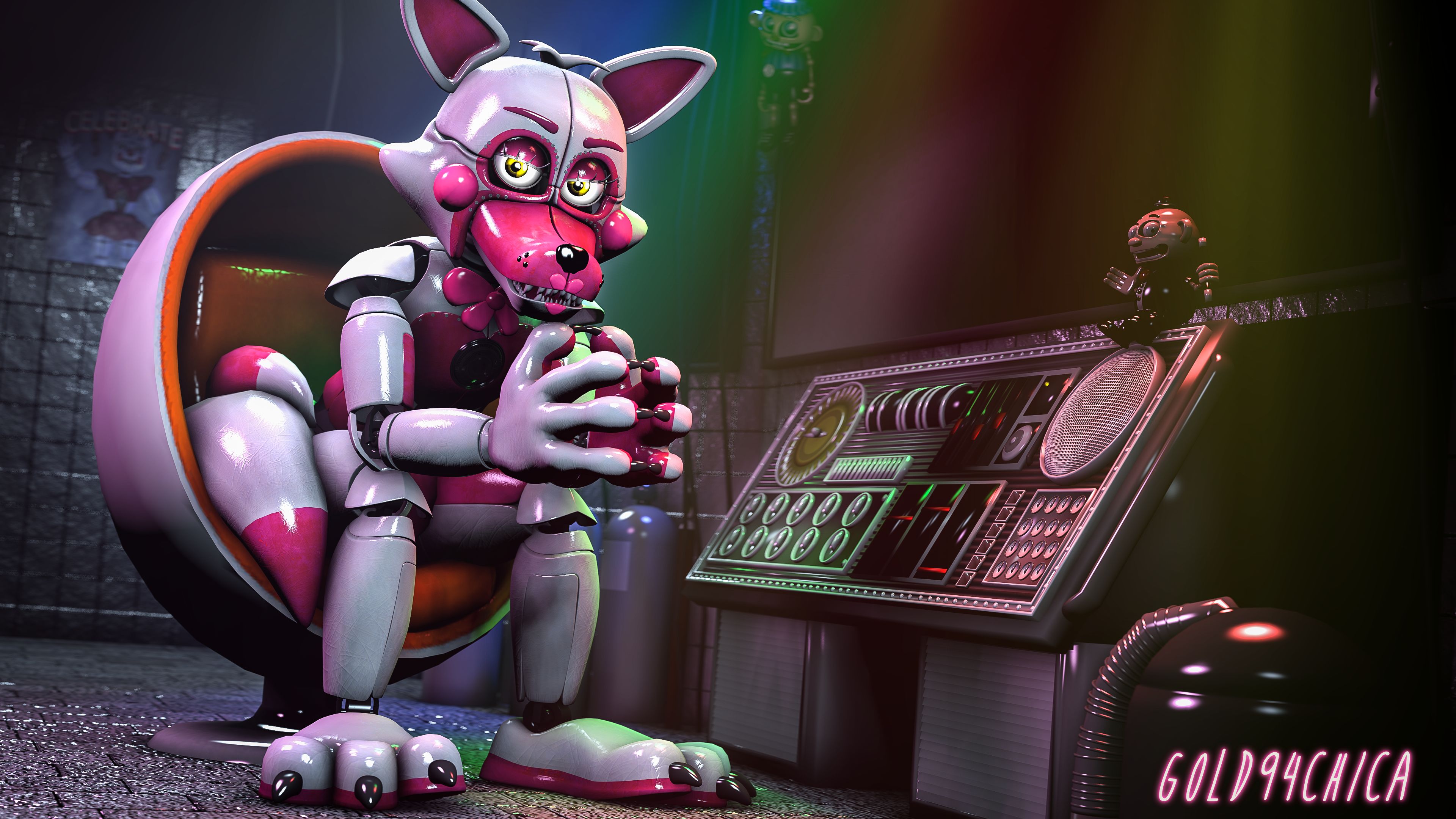 video game, five nights at freddy's: sister location, foxy (five nights at freddy's), five nights at freddy's