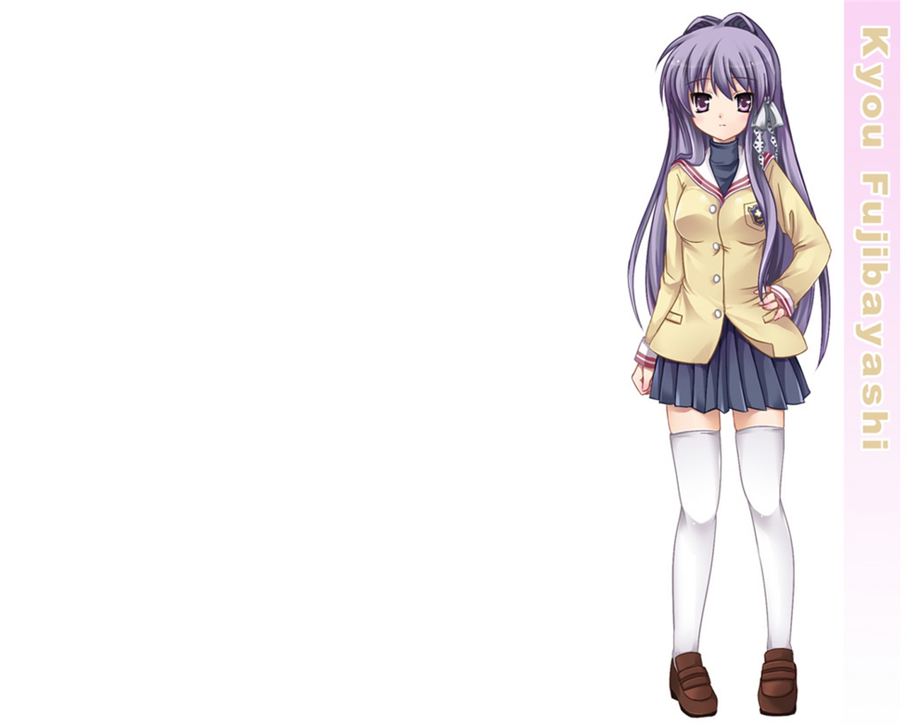 Download mobile wallpaper Anime, Kyou Fujibayashi, Clannad for free.