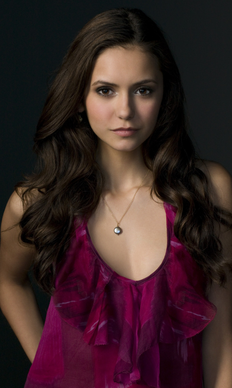 Download mobile wallpaper Celebrity, Nina Dobrev for free.