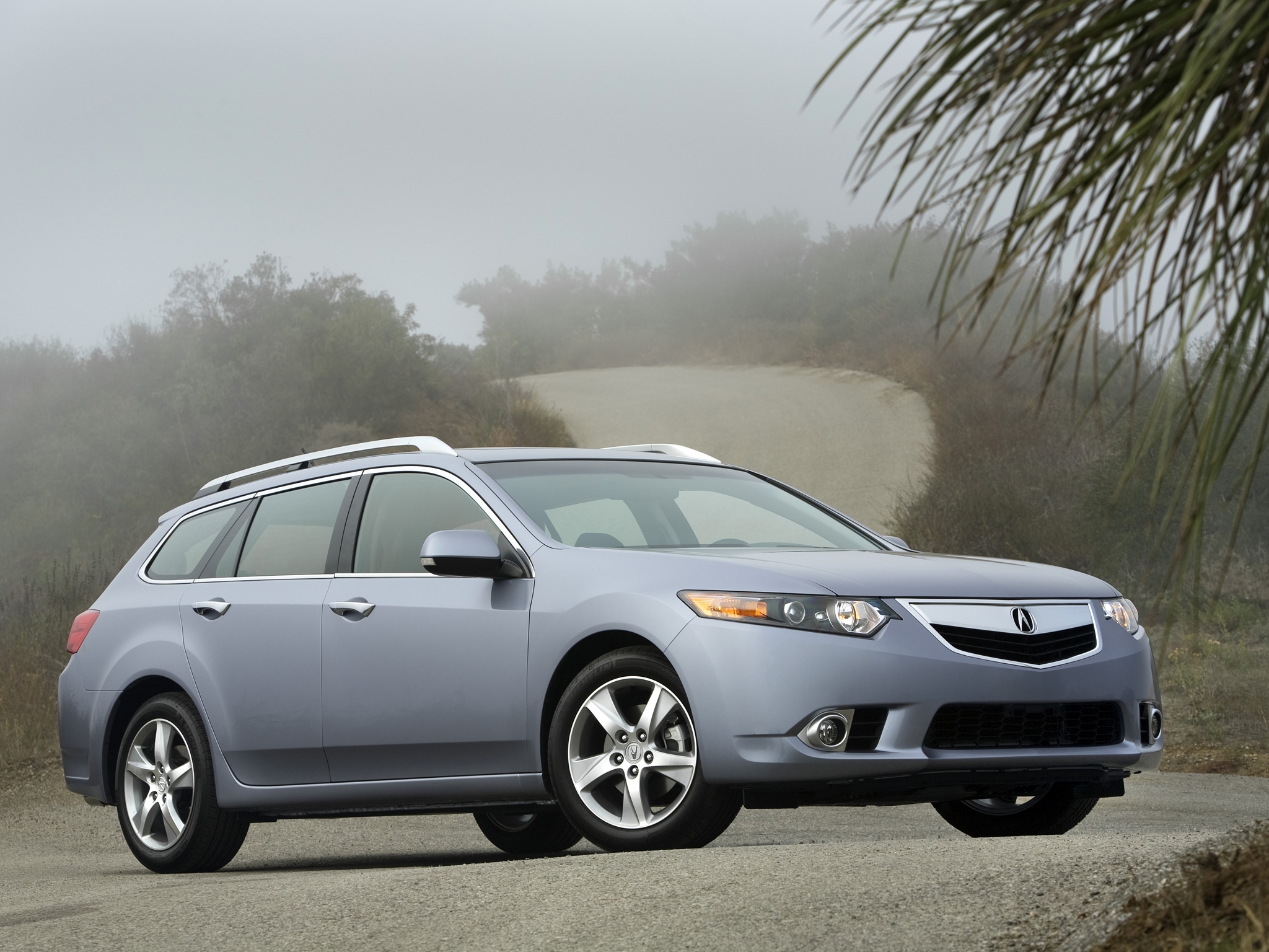 Free download wallpaper Auto, Nature, Trees, Acura, Cars, Side View, Style, Akura, Shrubs, 2010, Tsx on your PC desktop