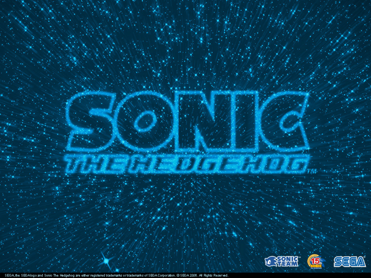Descarga gratuita de fondo de pantalla para móvil de Logo, Videojuego, Sonic El Erizo (2006).