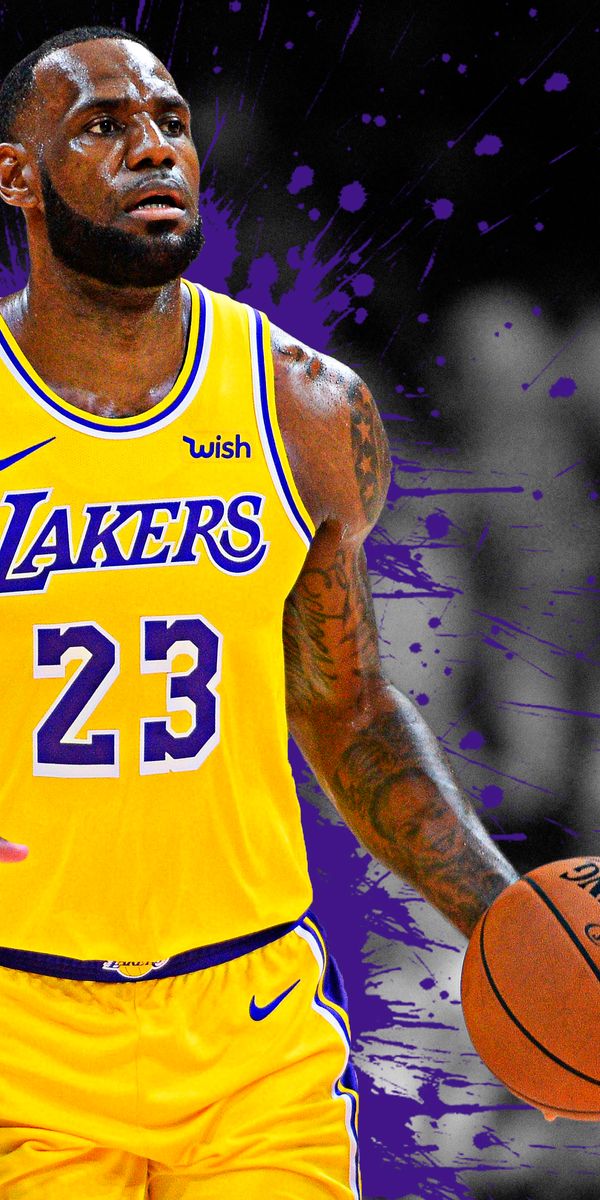 Lebron Using A Computer Desktop wallpaper: Lebron James, Nba, Sports, American, Basketball 4K ...