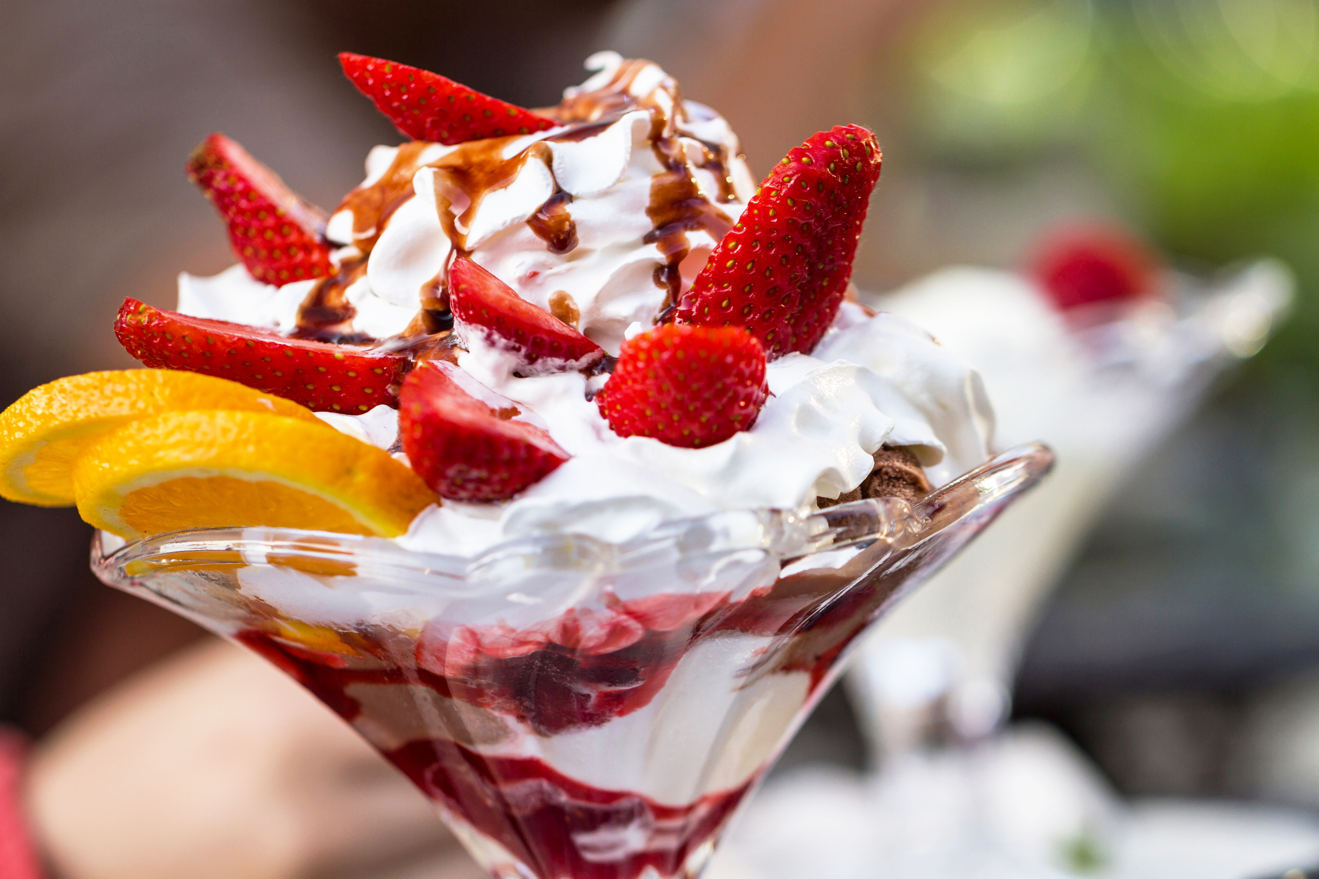 Download mobile wallpaper Food, Strawberry, Dessert, Ice Cream, Cream for free.