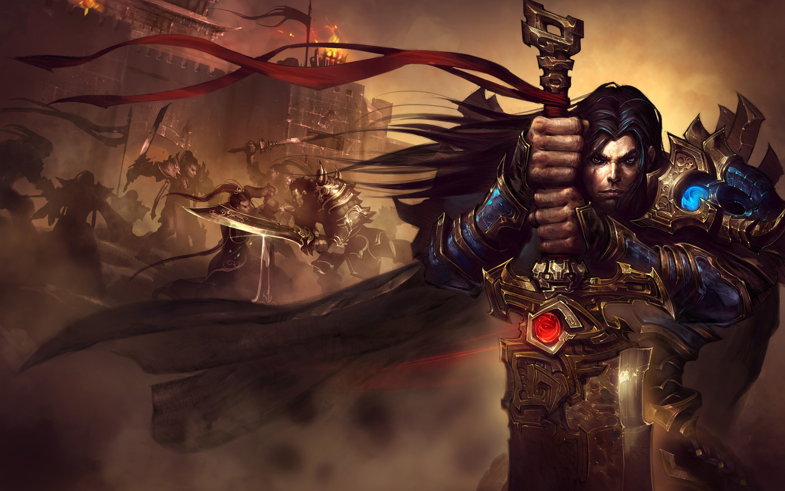 Free download wallpaper Fantasy, Warrior on your PC desktop