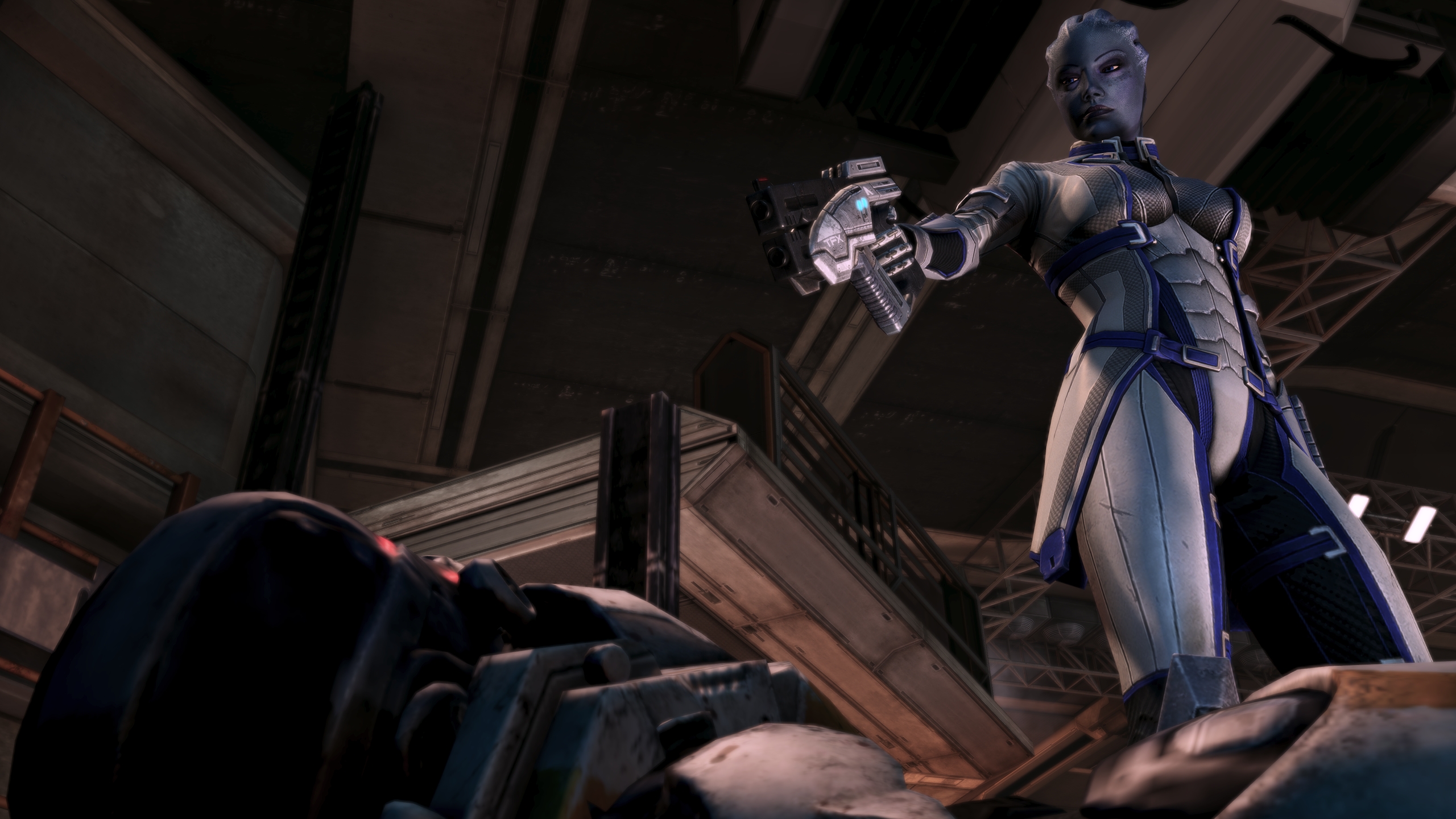 Descarga gratuita de fondo de pantalla para móvil de Liara T'soni, Mass Effect, Videojuego.