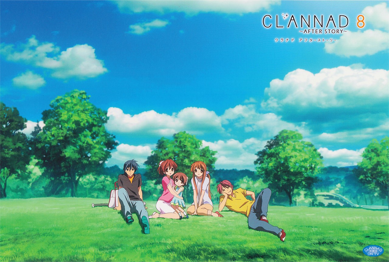 Baixe gratuitamente a imagem Anime, Clannad, Akio Furukawa, Nagisa Furukawa, Sanae Furukawa, Tomoya Okazaki, Ushio Okazaki na área de trabalho do seu PC