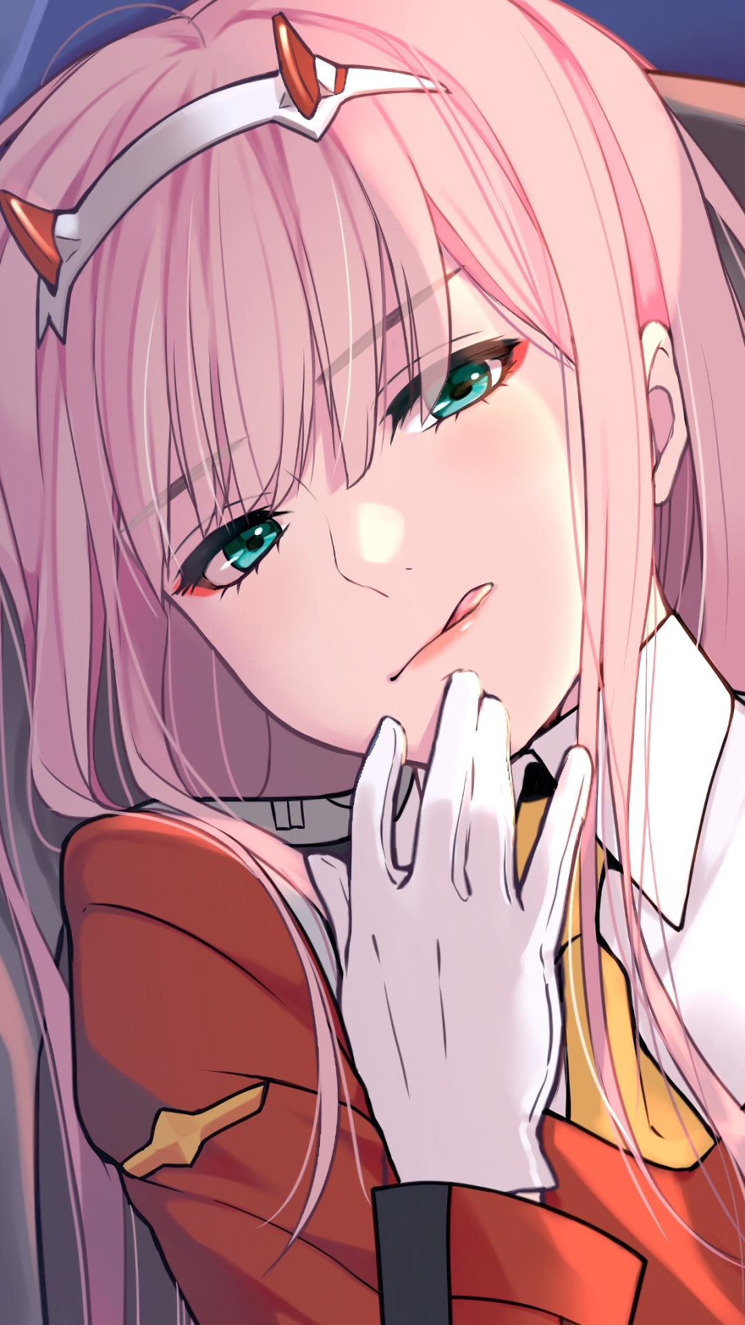 Handy-Wallpaper Animes, Darling In The Franxx, Zero Two (Liebling Im Franxx) kostenlos herunterladen.