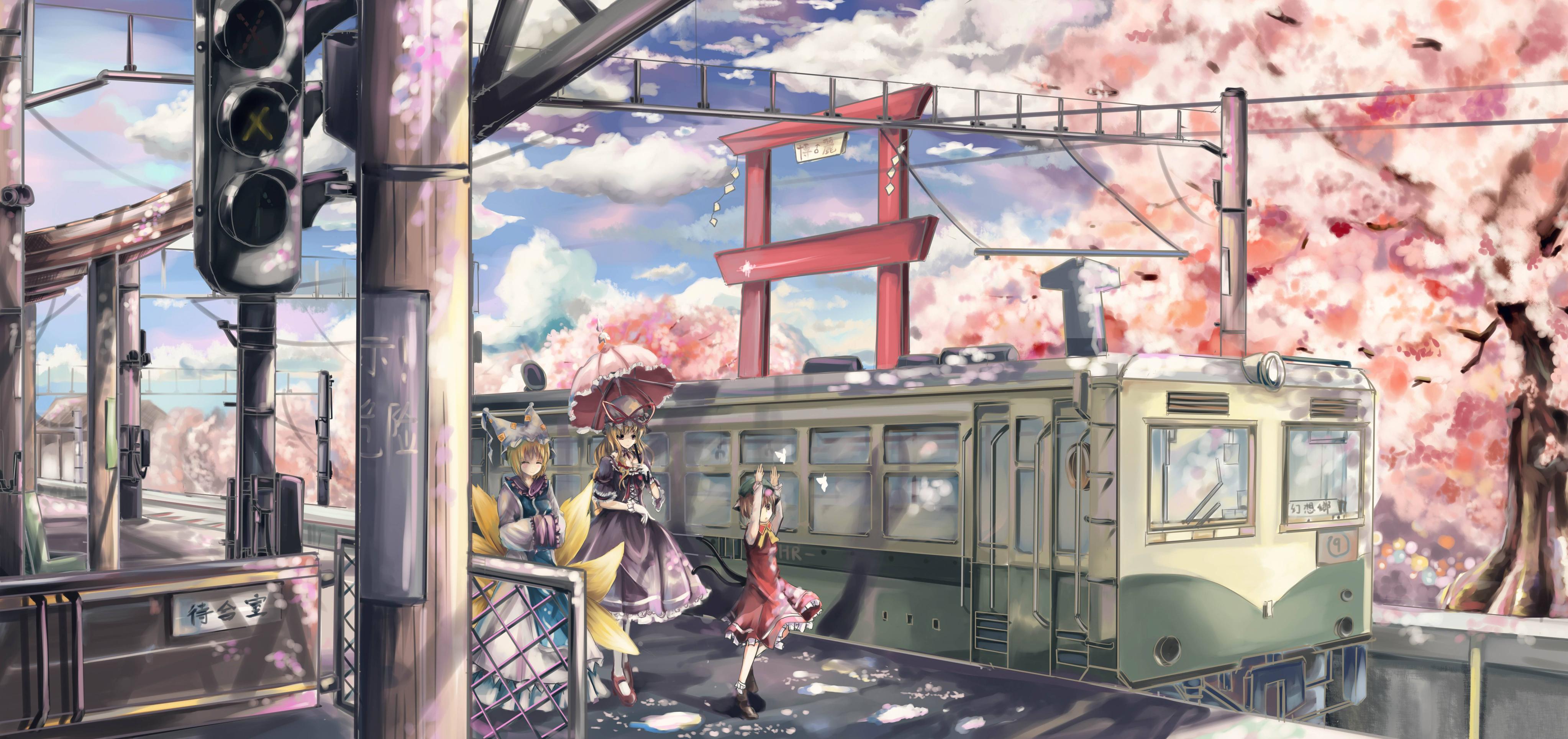 Descarga gratuita de fondo de pantalla para móvil de Animado, Touhou, Sakuya Izayoi, Corrió Yakumo, Chen (Touhou).