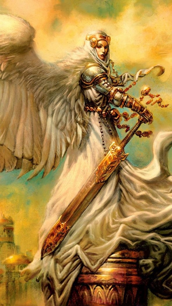 Download mobile wallpaper Fantasy, Angel, Magic: The Gathering for free.