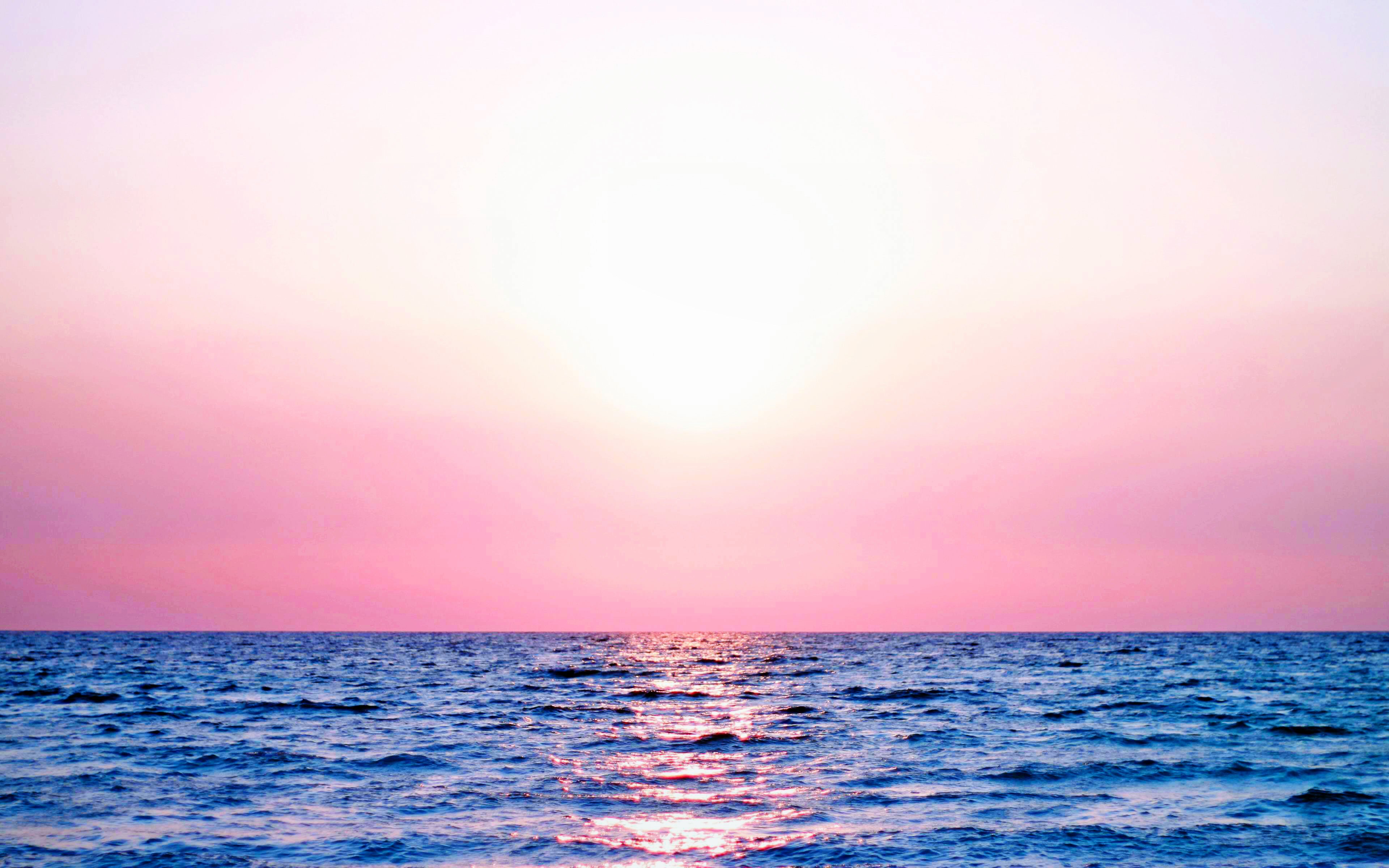 Free download wallpaper Sunset, Sky, Sea, Earth, Colorful, Pastel on your PC desktop