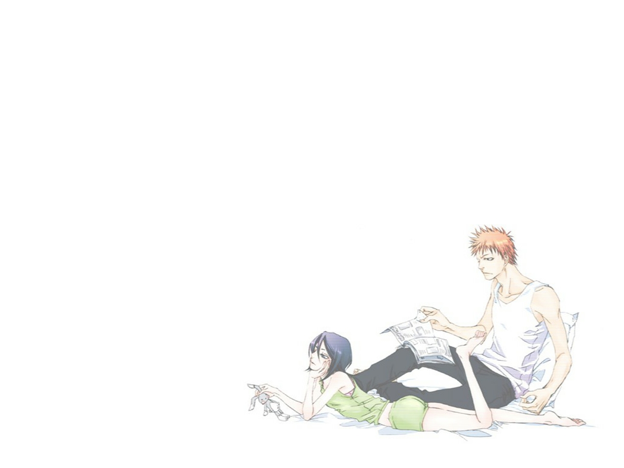 Baixar papel de parede para celular de Rukia Kuchiki, Alvejante, Ichigo Kurosaki, Anime gratuito.