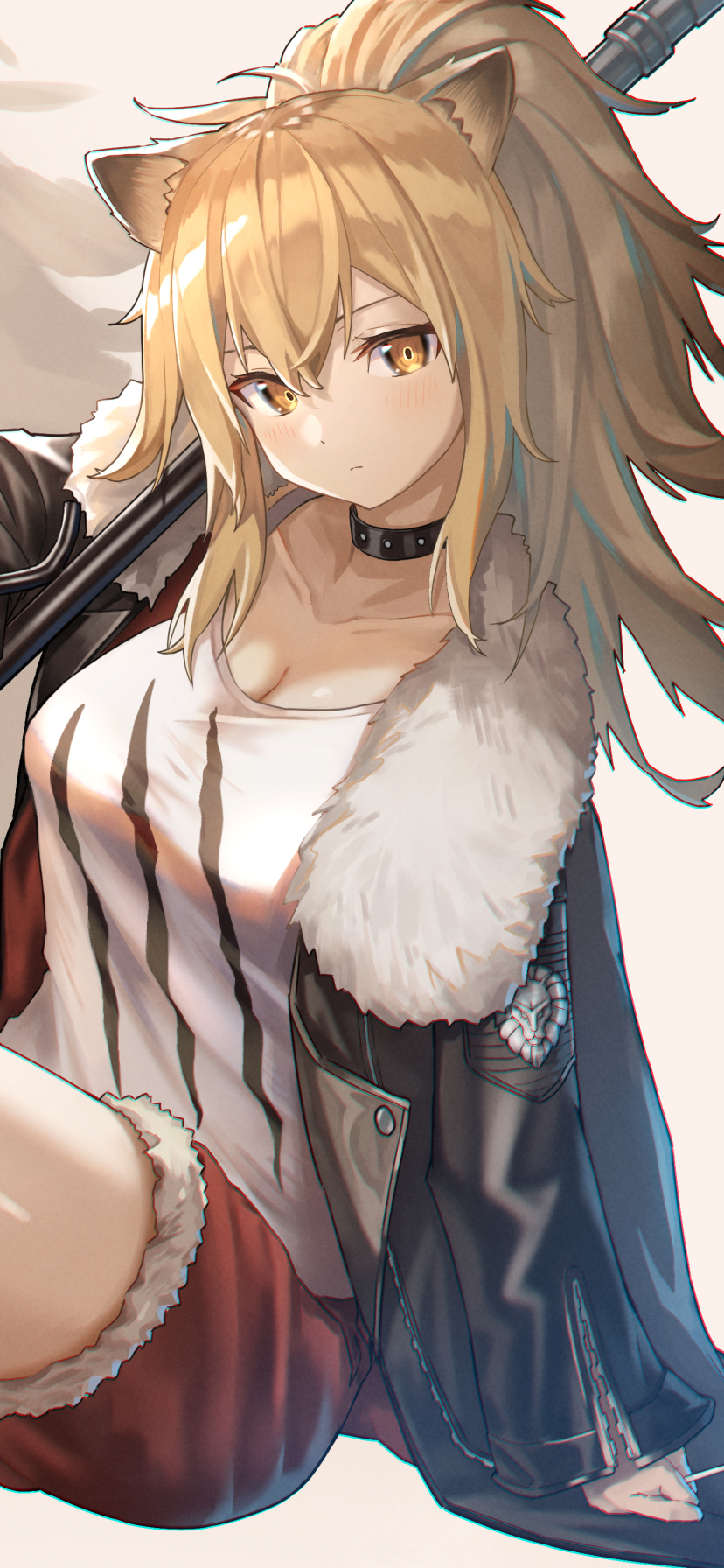 Download mobile wallpaper Blonde, Yellow Eyes, Video Game, Arknights, Siege (Arknights) for free.