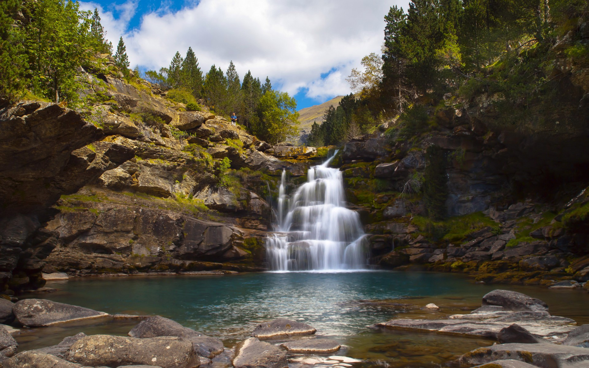 Handy-Wallpaper Wasserfall, Erde/natur kostenlos herunterladen.