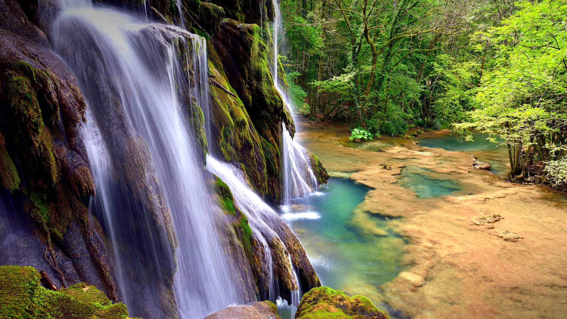 Download mobile wallpaper Nature, Waterfalls, Waterfall, Earth for free.