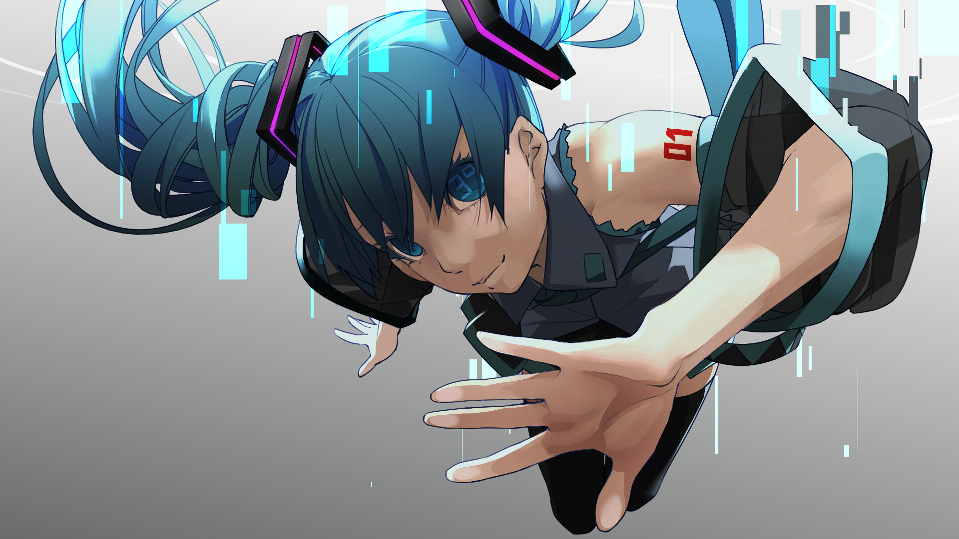 Laden Sie das Vocaloid, Hatsune Miku, Animes-Bild kostenlos auf Ihren PC-Desktop herunter