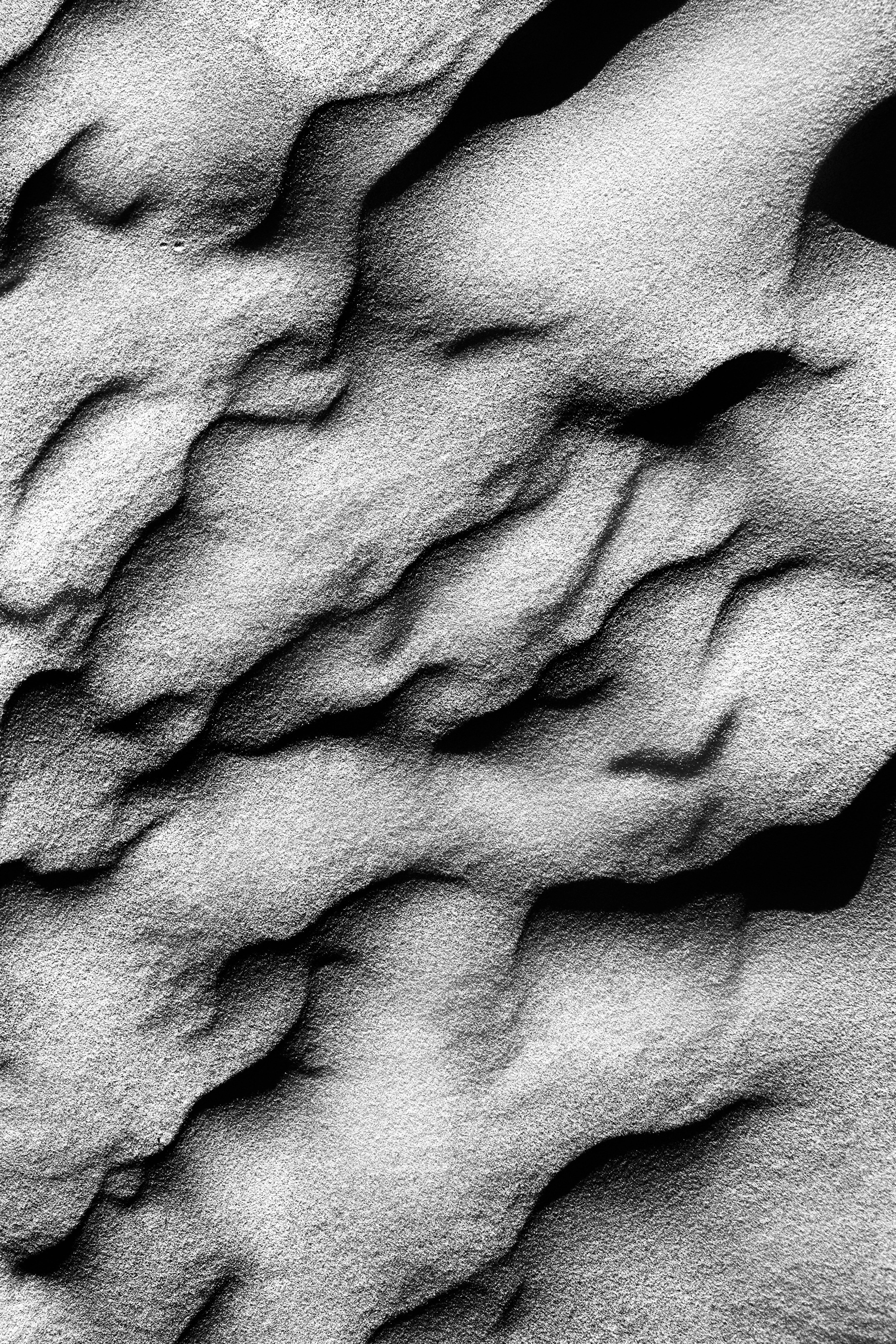 Free download wallpaper Texture, Bw, Waves, Chb, Sand, Grey, Textures on your PC desktop