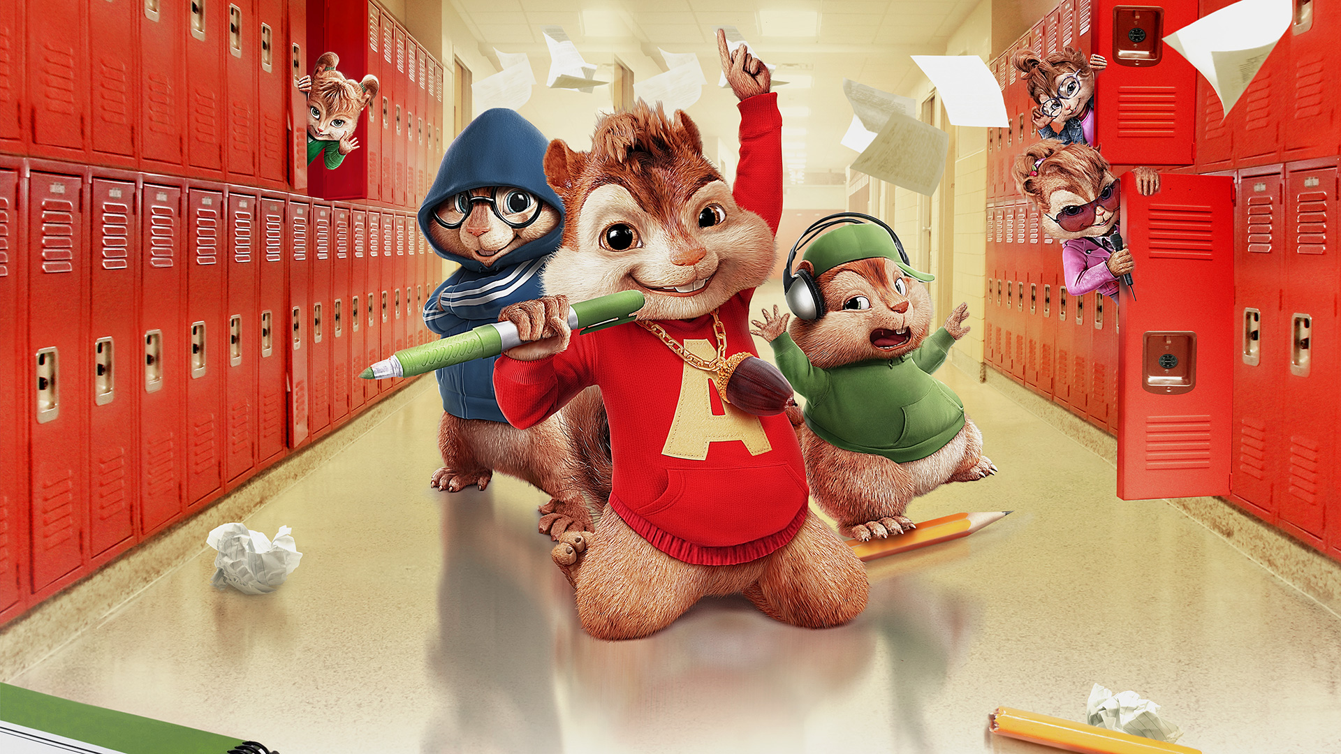 Newest Mobile Wallpaper Alvin And The Chipmunks: The Squeakquel
