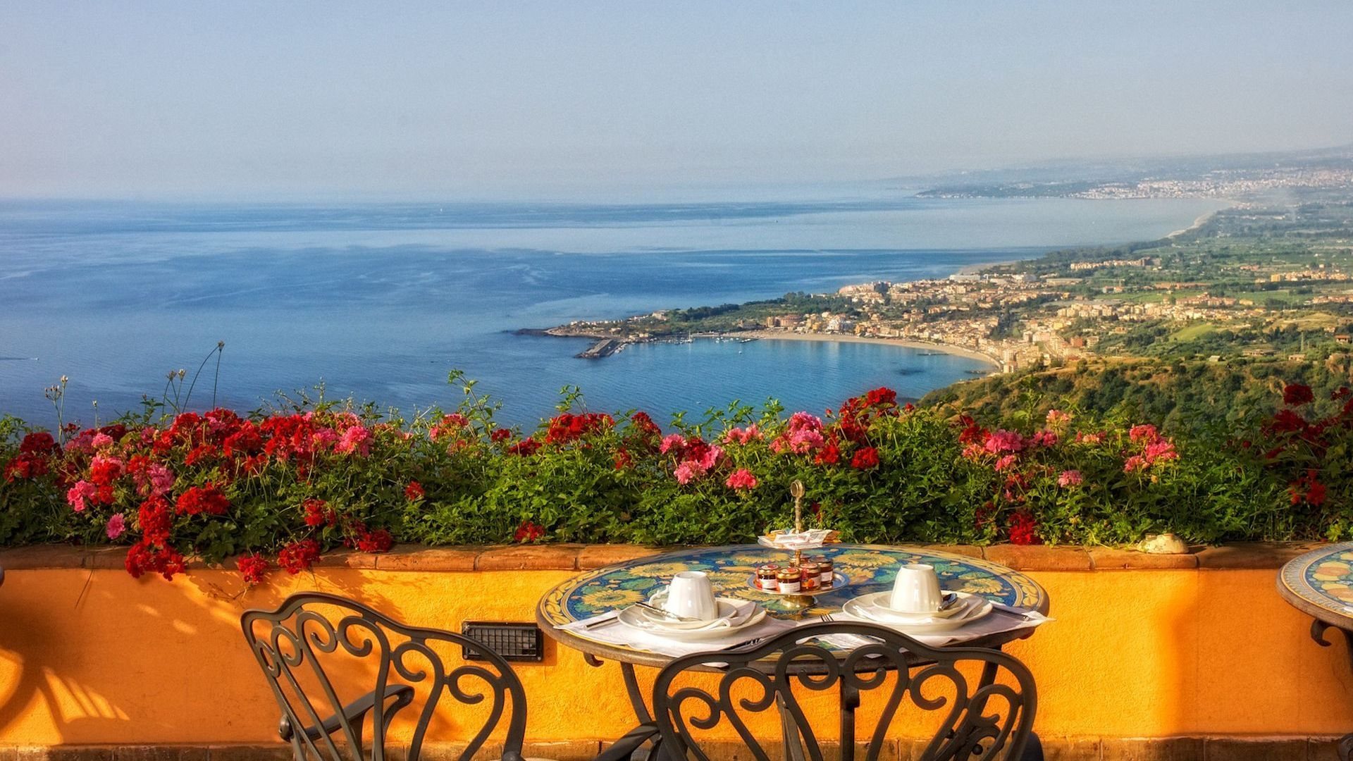 coffee, photography, holiday, italy, panorama, table, terrace