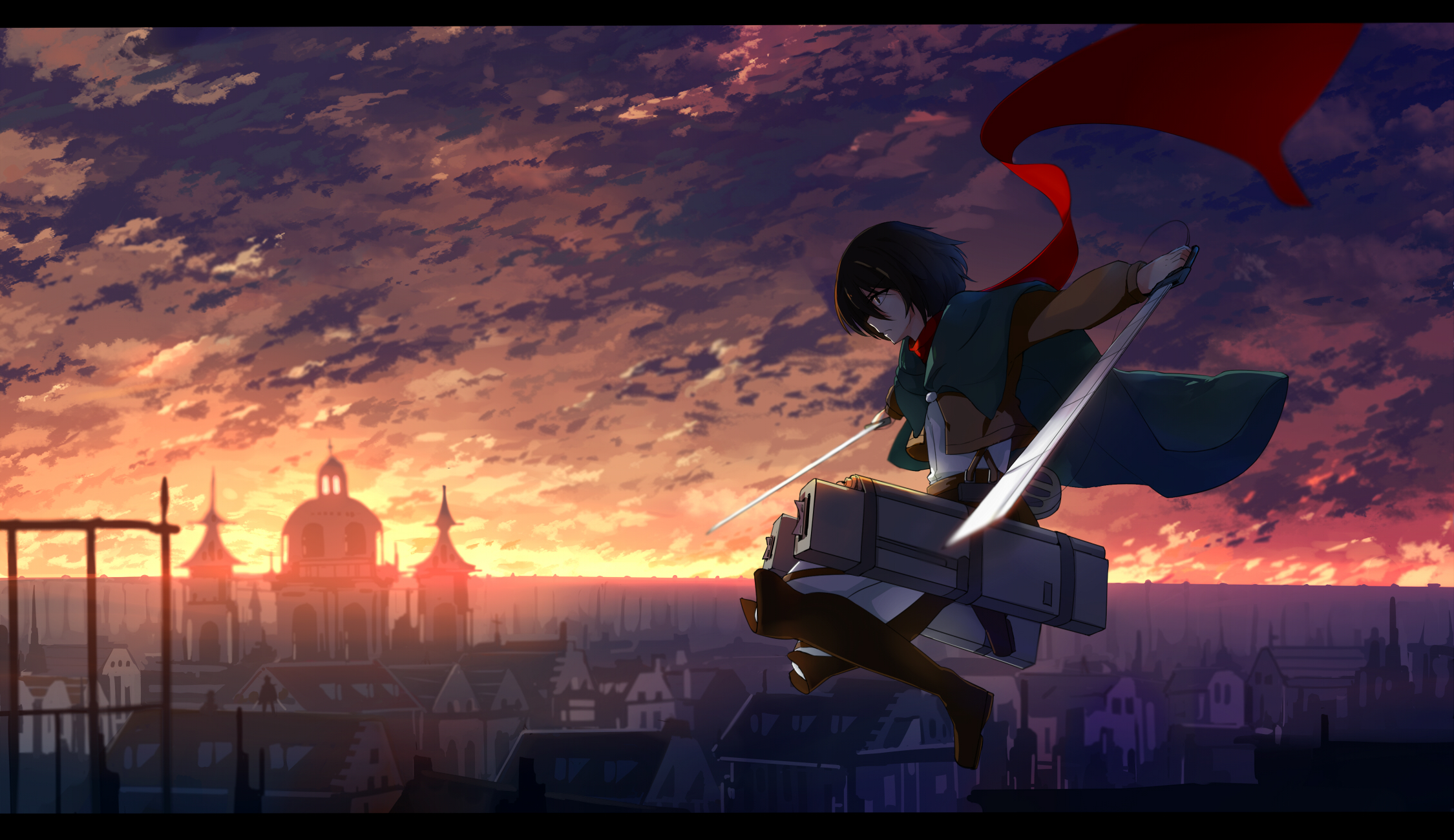 Handy-Wallpaper Mikasa Ackermann, Attack On Titan, Animes kostenlos herunterladen.