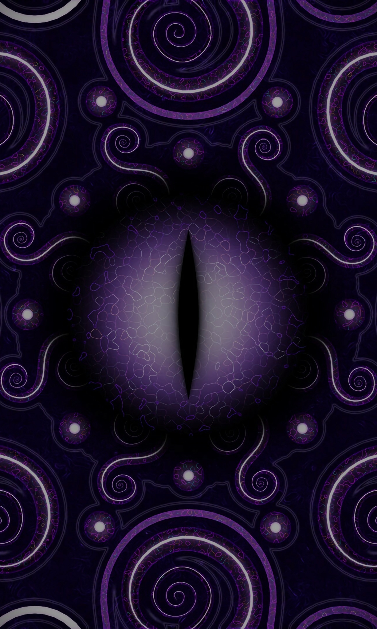 Download mobile wallpaper Abstract, Pattern, Purple, Eye for free.