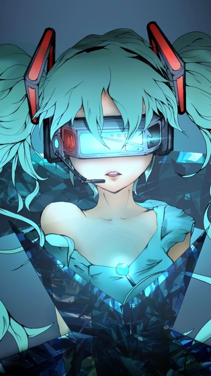 無料モバイル壁紙ボーカロイド, 初音ミク, アニメをダウンロードします。