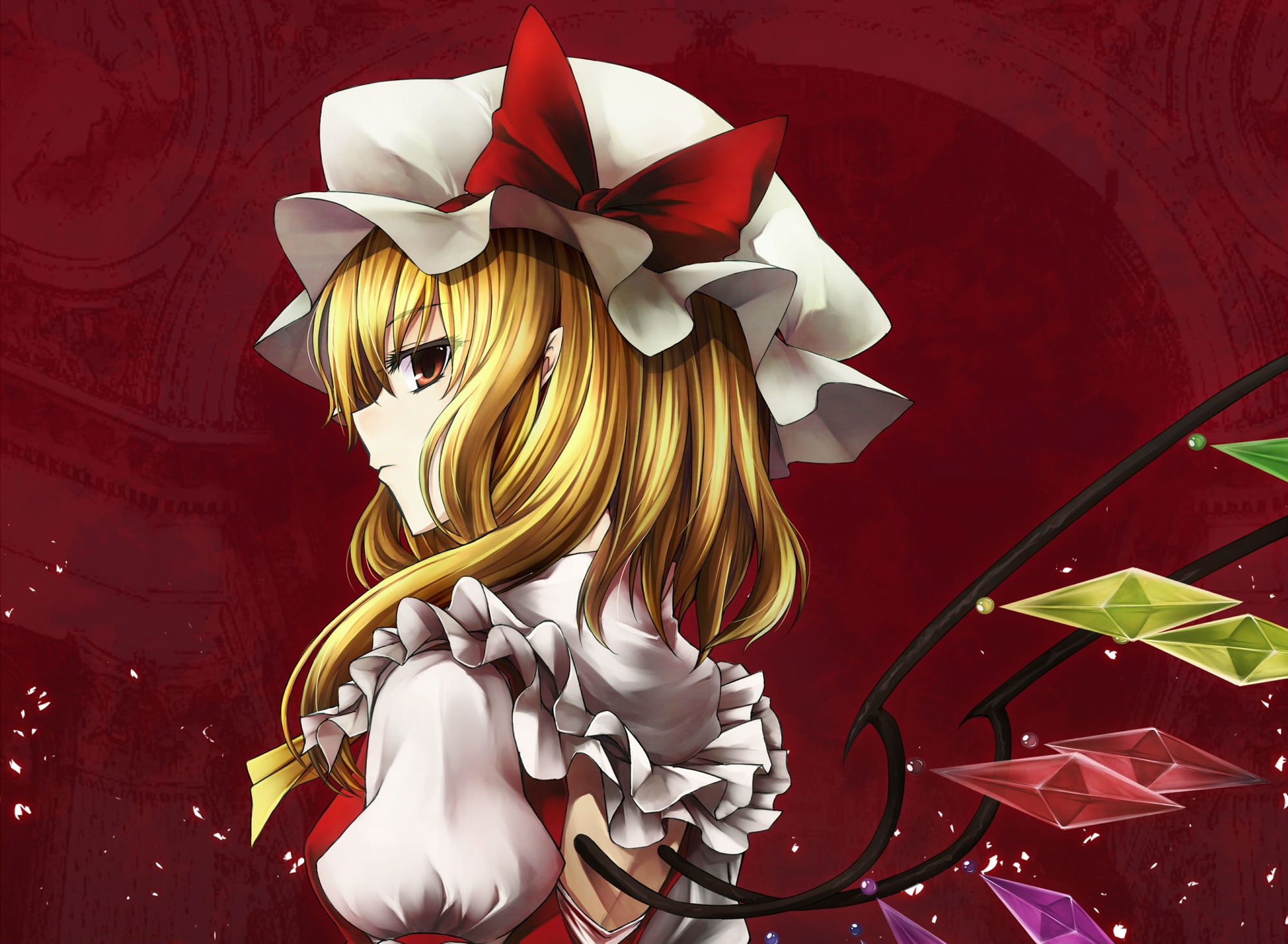 Laden Sie das Animes, Flandre Scarlet, Tuhu-Bild kostenlos auf Ihren PC-Desktop herunter
