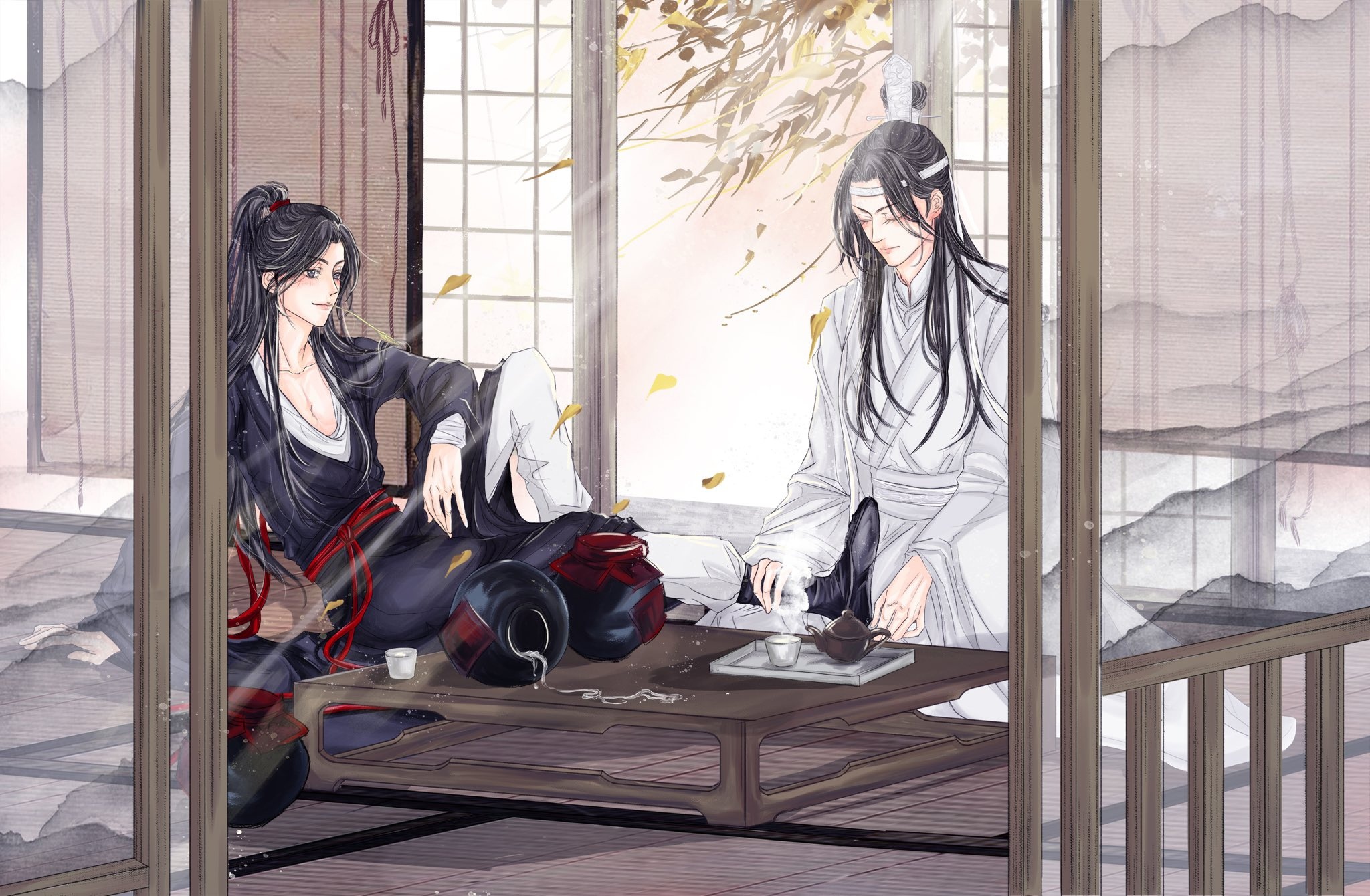 Free download wallpaper Anime, Lan Zhan, Wei Ying, Lan Wangji, Wei Wuxian, Mo Dao Zu Shi on your PC desktop