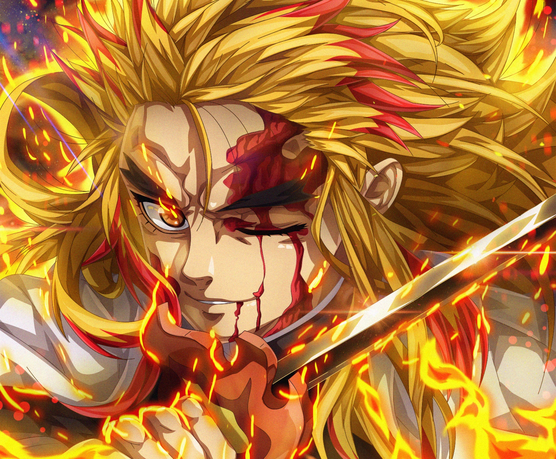 Laden Sie das Animes, Demon Slayer, Kyōjuro Rengoku-Bild kostenlos auf Ihren PC-Desktop herunter